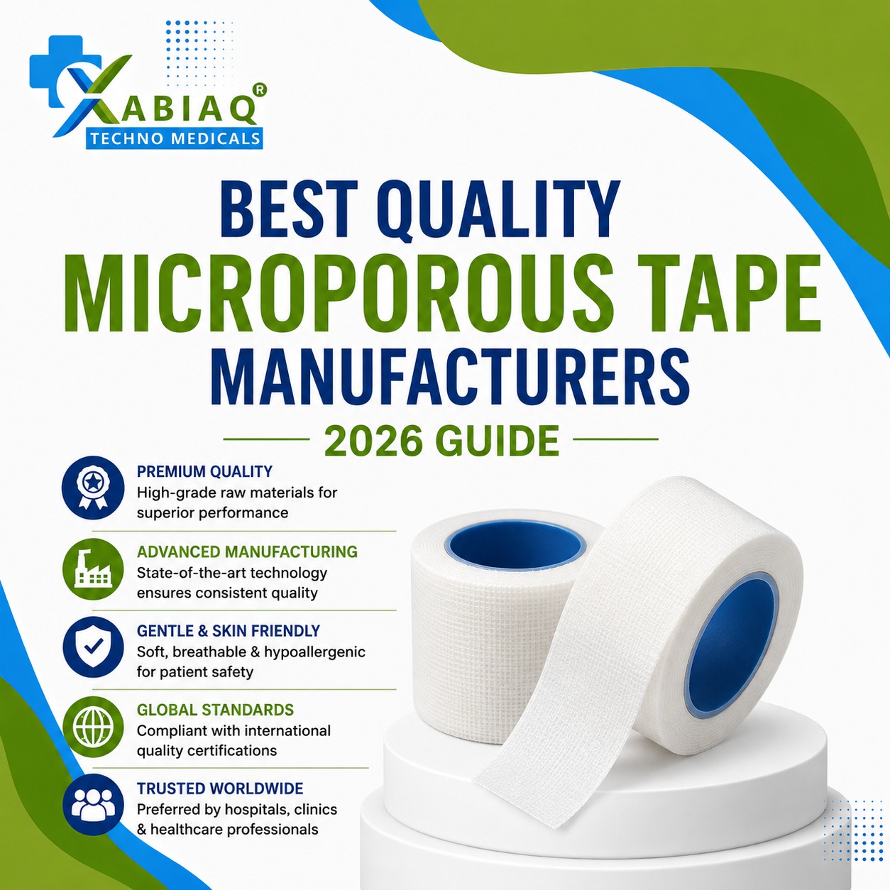 Best Quality Microporous Tape Manufacturers – 2026 Guide
