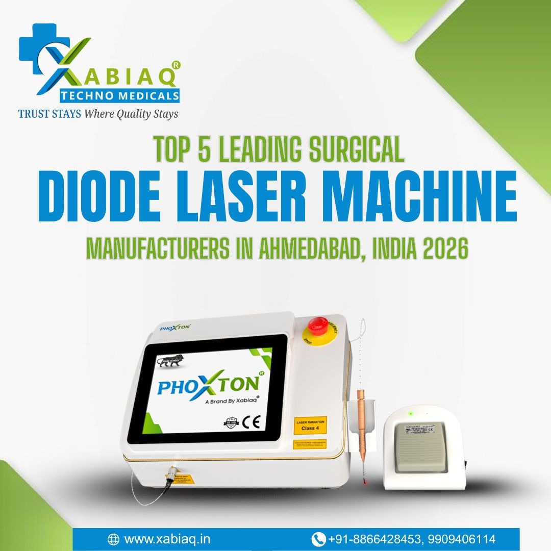 Top 5 Leading Surgical Diode Laser Machine Manufacturers in Ahmedabad